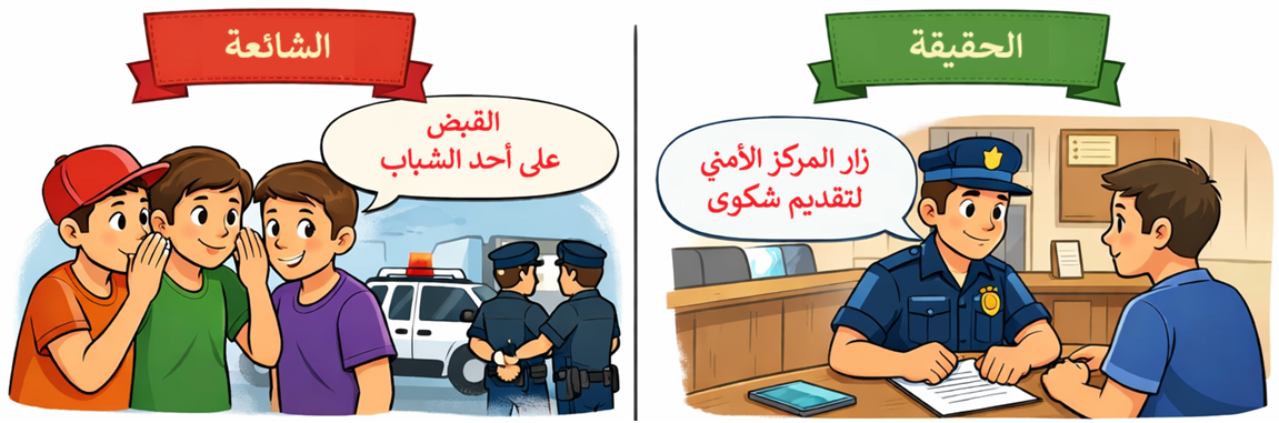 أمثلة على الشائعات