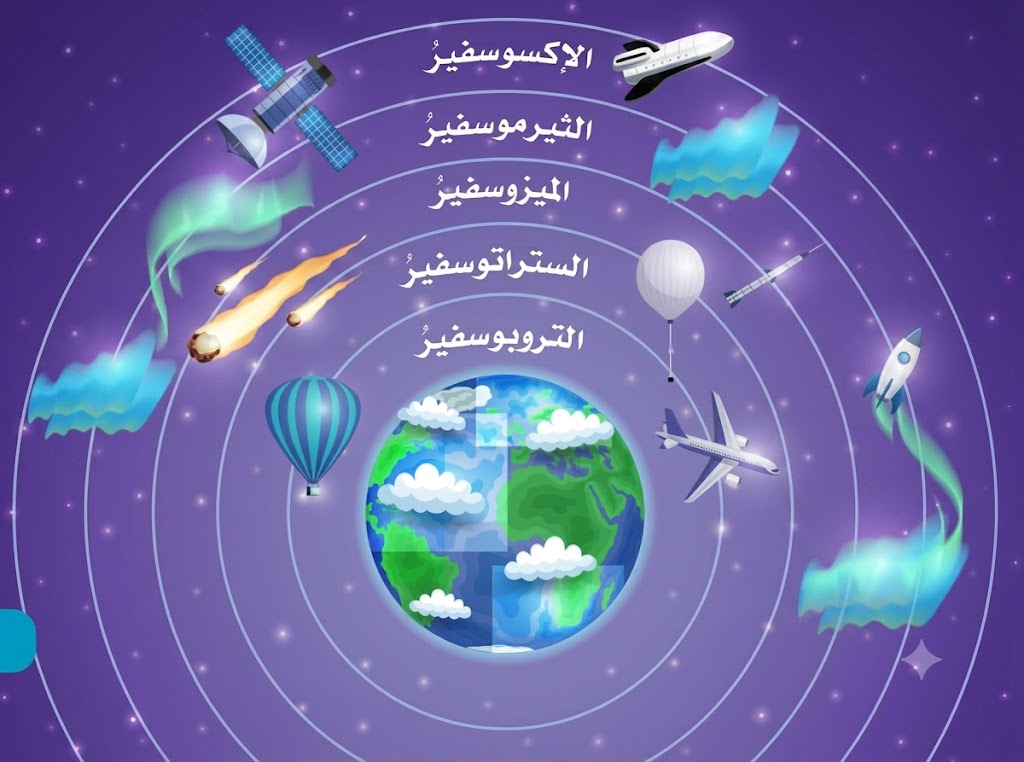 طبقات الغلاف الجوي