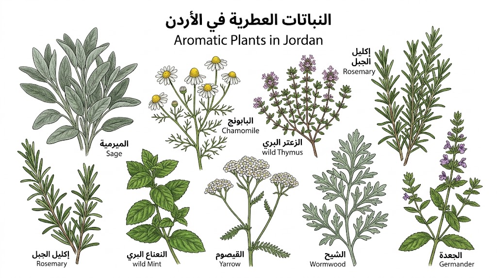 النباتات العطرية في الأردن النباتات العطرية في الأردن