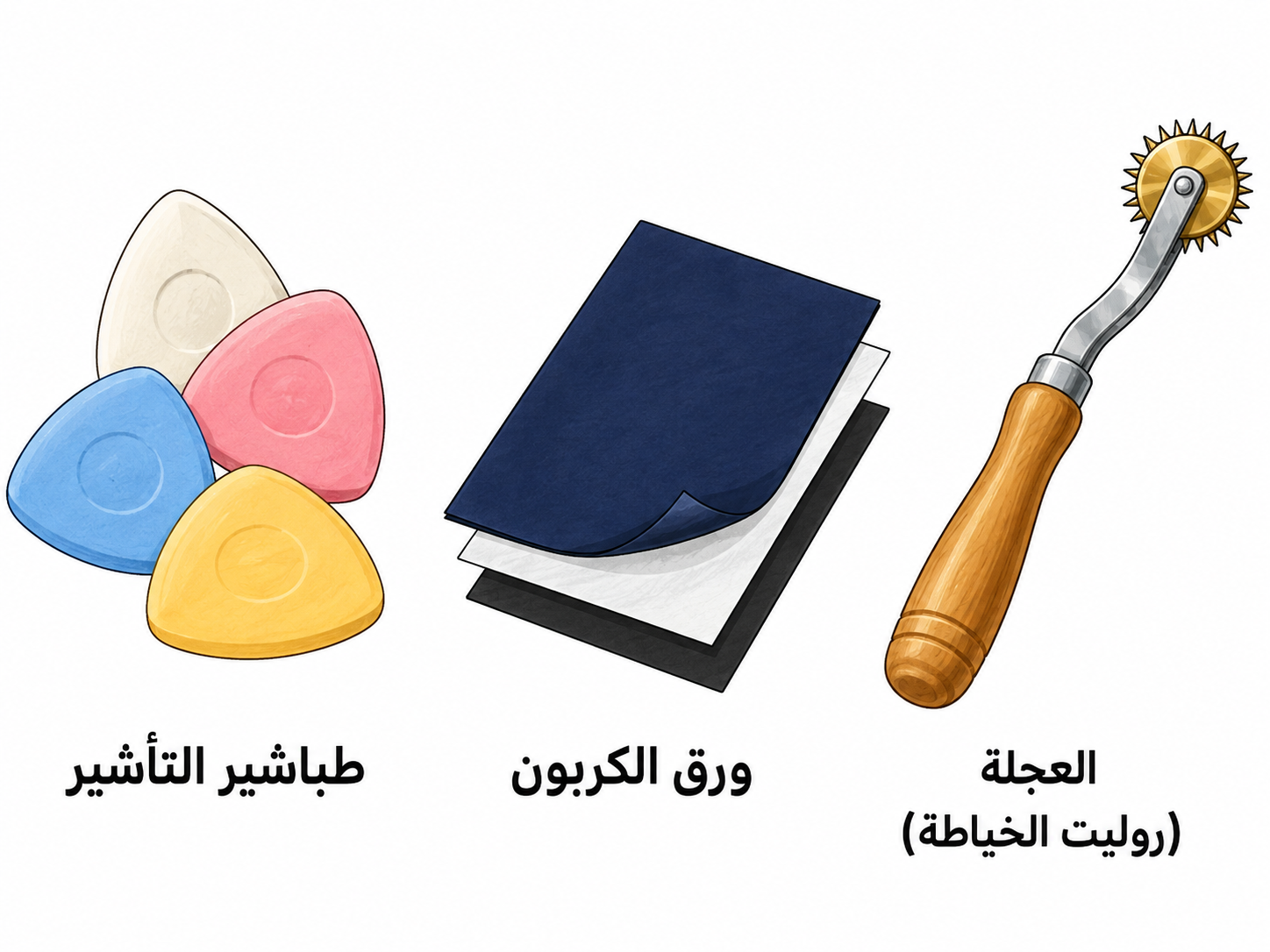أدوات ومواد التأشير