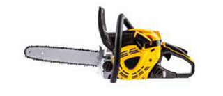 منشار تقليم يعمل على البنزين أو الكهرباء